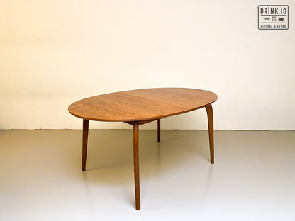 Vintage - Verlengbare ovale eettafel XL