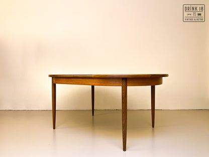 Verlengbare ovale eettafel - G-plan