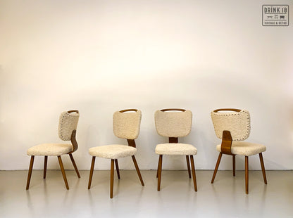 Vintage - Vier Royal Eetkamerstoelen