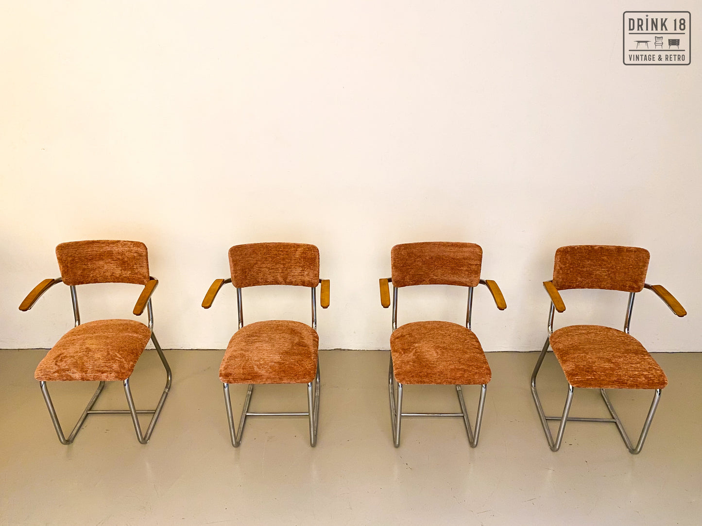 Vintage - Vier eetkamerstoelen #1