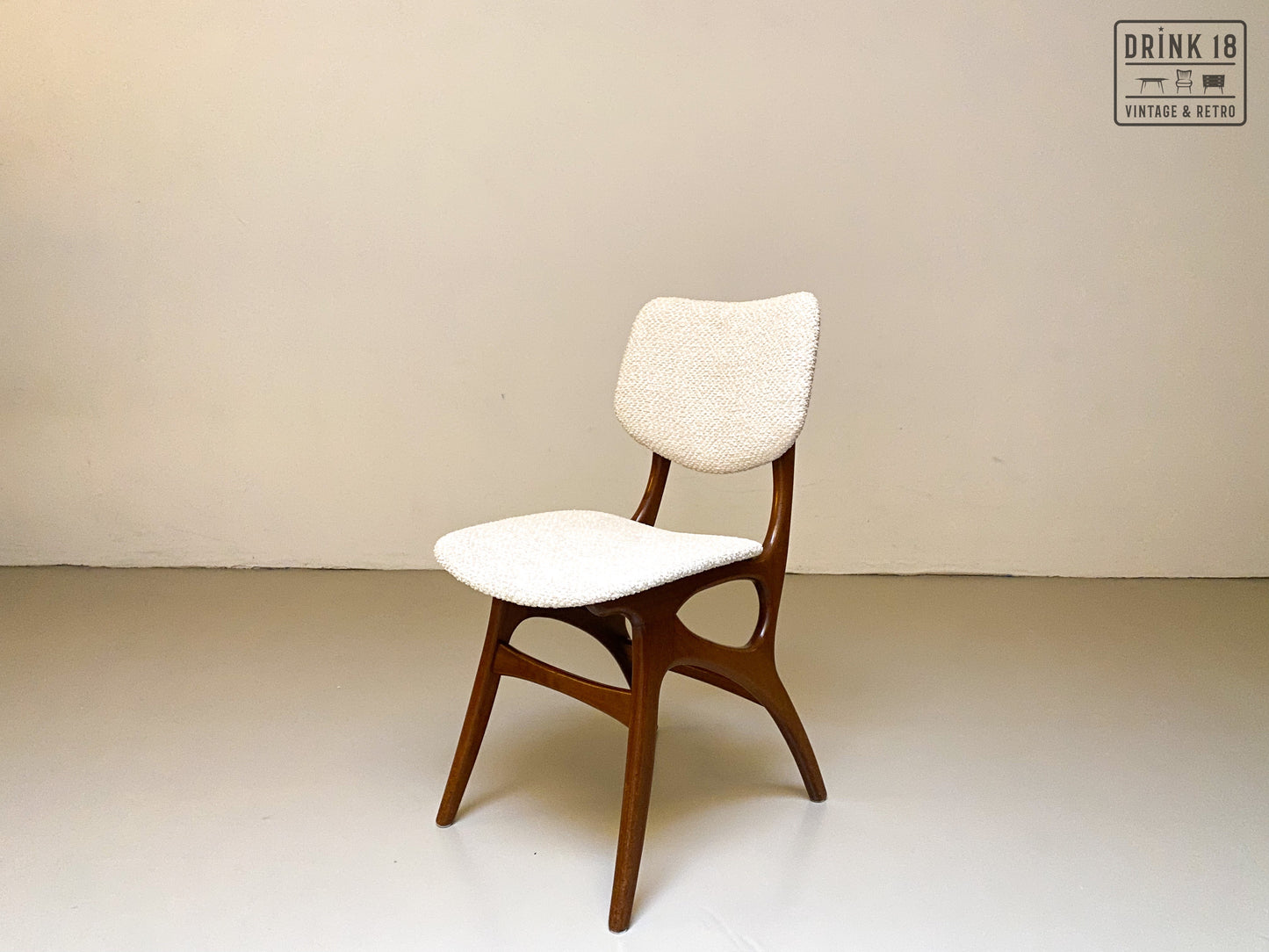 Set van Vier vintage eetkamerstoelen #1 - Pynock Wierden