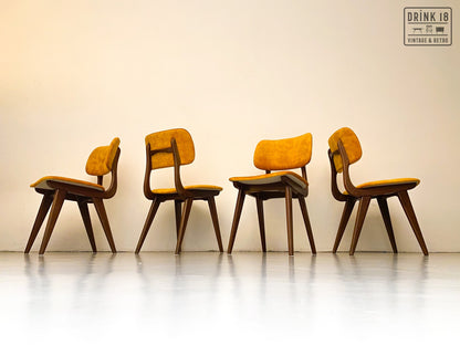 Vintage eetkamerstoelen (Sun) - Louis van Teeffelen