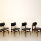 Zes vintage Hamar stoelen - Louis van Teeffelen