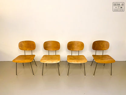 Set van vier Eetkamerstoelen - Gispen 116