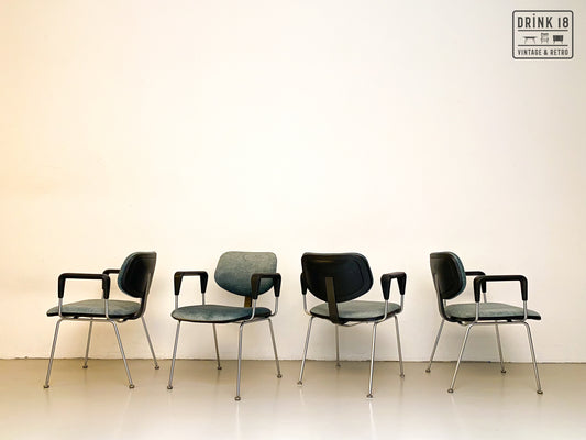 Vintage stoelen (Eden) - Gispen door Wim Rietveld