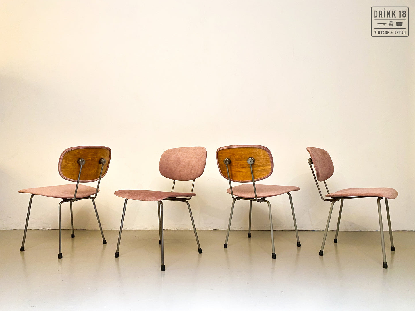 Set van vier stoelen  - Gispen 116