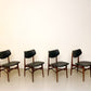 Vier vintage Hamar stoelen - Louis van Teeffelen