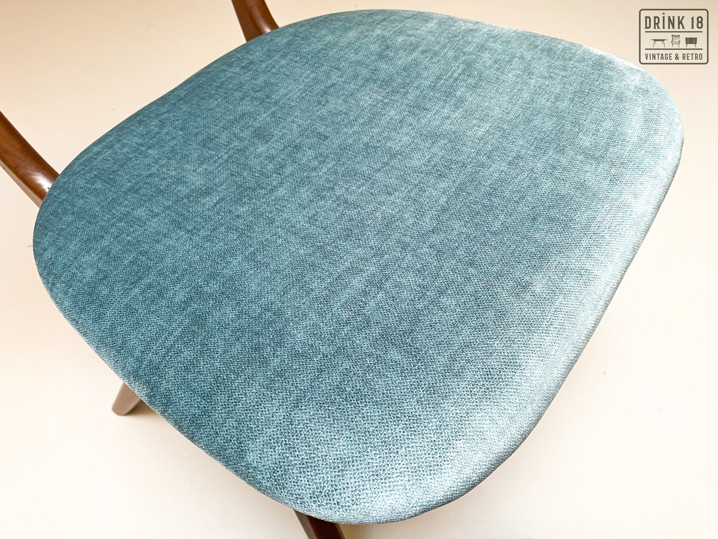 Vier vintage eetkamerstoelen (Eden) - Louis van Teeffelen