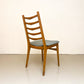 Vintage - Zes eetkamerstoelen