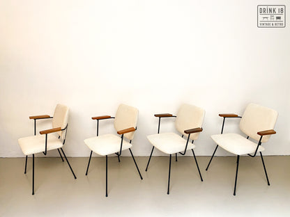 Vier Kembo Eetkamerstoelen - Wim Rietveld
