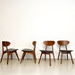 Vier vintage stoelen - Louis van Teeffelen