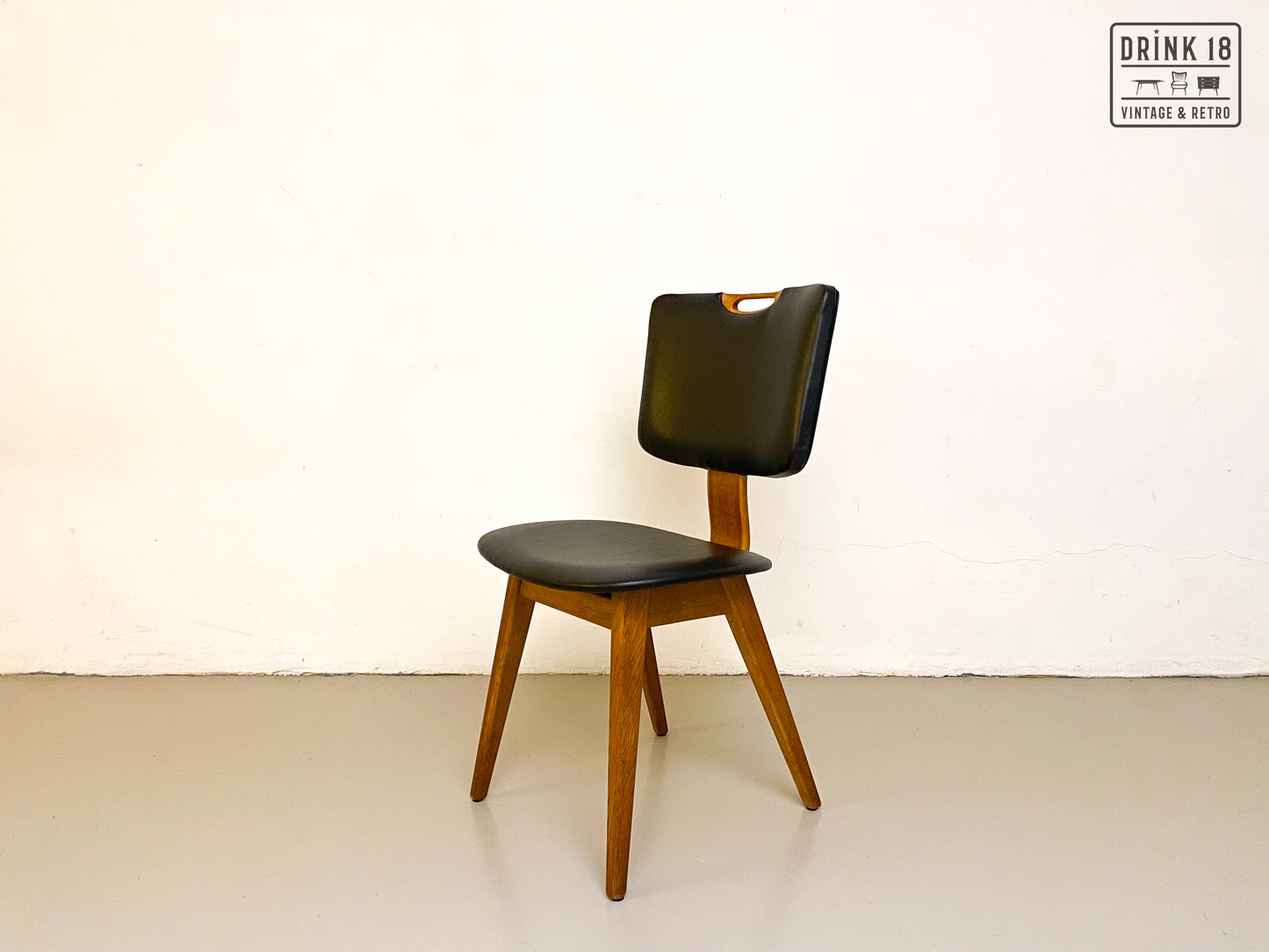 Vintage - Zes Eetkamerstoelen