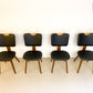 Vintage - Zes Eetkamerstoelen