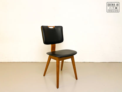 Vintage - Zes Eetkamerstoelen