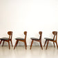 Vier vintage stoelen - Louis van Teeffelen