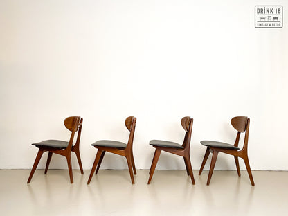 Vier vintage stoelen - Louis van Teeffelen