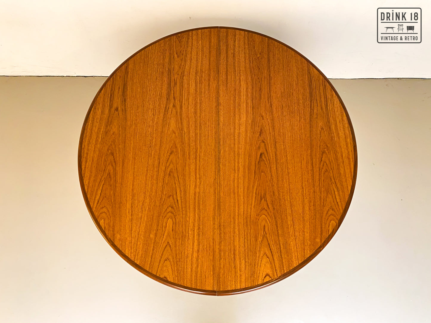 Verlengbare ronde eettafel - G-plan