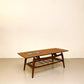 Vintage Rotan Salontafel - Louis van Teeffelen