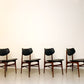 Zes vintage Hamar stoelen - Louis van Teeffelen