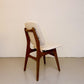 Zes vintage eetkamerstoelen - Louis van Teeffelen