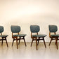 Vier vintage eetkamerstoelen - Louis van Teeffelen