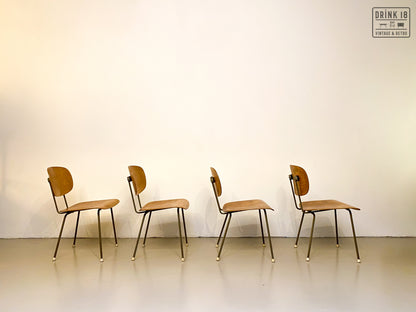 Set van vier Eetkamerstoelen - Gispen 116