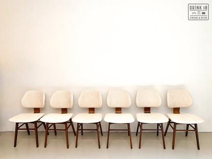 Zes Royal Eetkamerstoelen - Pastoe