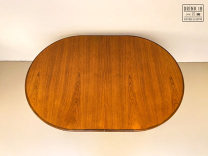Verlengbare ovale eettafel - G-plan