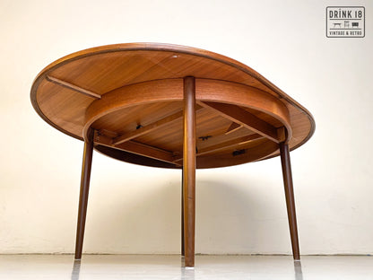 Verlengbare ronde eettafel - G-plan
