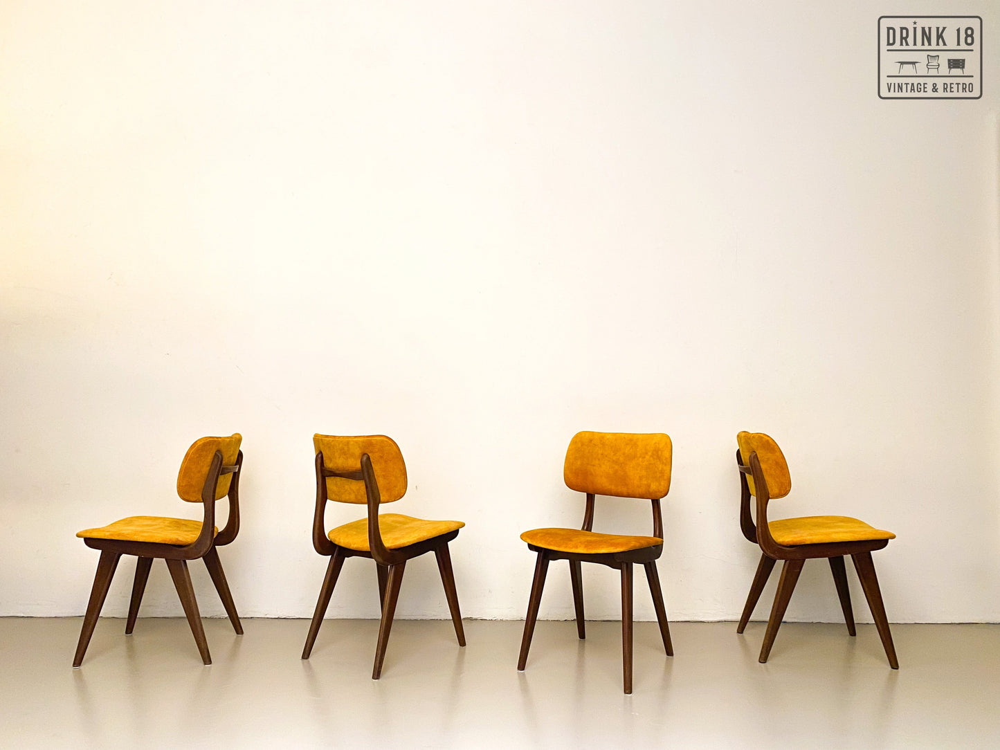 Vintage eetkamerstoelen (Sun) - Louis van Teeffelen