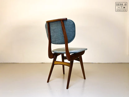 Vier vintage eetkamerstoelen - Louis van Teeffelen