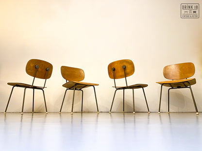 Set van vier Eetkamerstoelen - Gispen 116