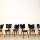 Vintage - Zes Eetkamerstoelen