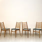Vintage - Zes eetkamerstoelen