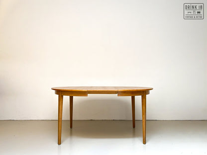Vintage - Verlengbare ronde eettafel XL