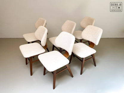 Zes Royal Eetkamerstoelen - Pastoe