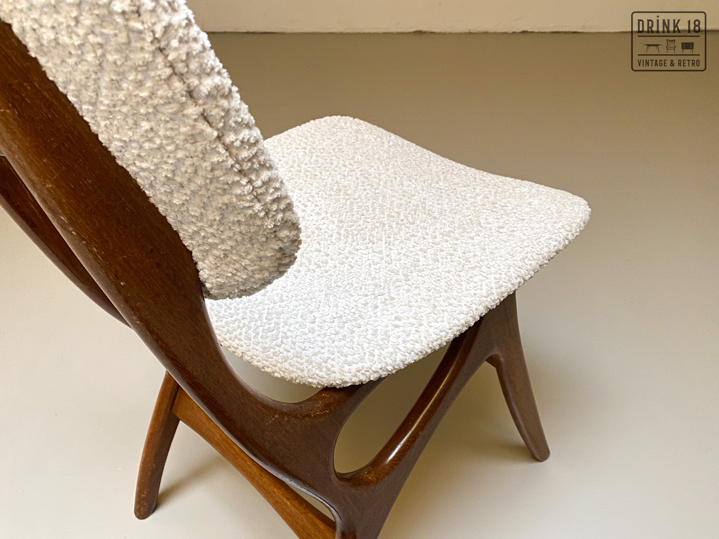 Set van Vier vintage eetkamerstoelen #1 - Pynock Wierden
