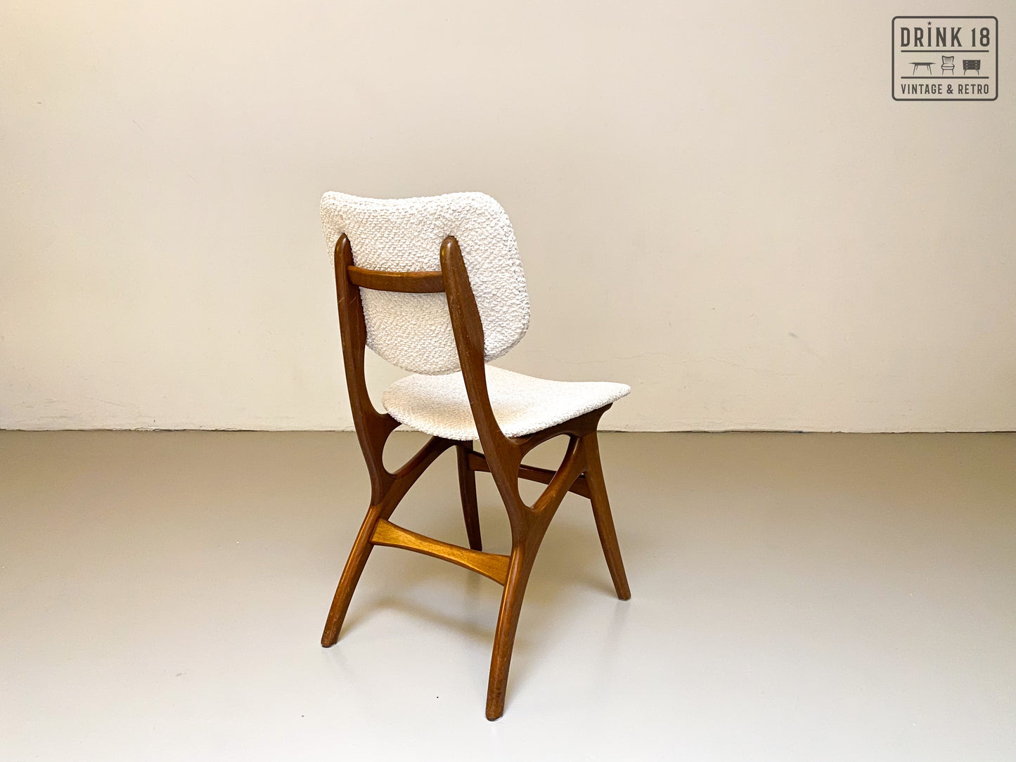 Set van Vier vintage eetkamerstoelen #1 - Pynock Wierden