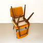 Vier vintage eetkamerstoelen (Sun) - Louis van Teeffelen