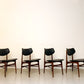 Vier vintage Hamar stoelen - Louis van Teeffelen