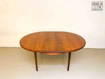 Verlengbare ronde eettafel - G-plan