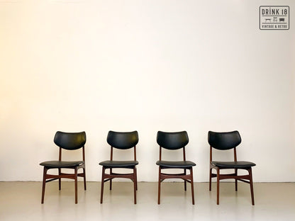 Vier vintage Hamar stoelen - Louis van Teeffelen