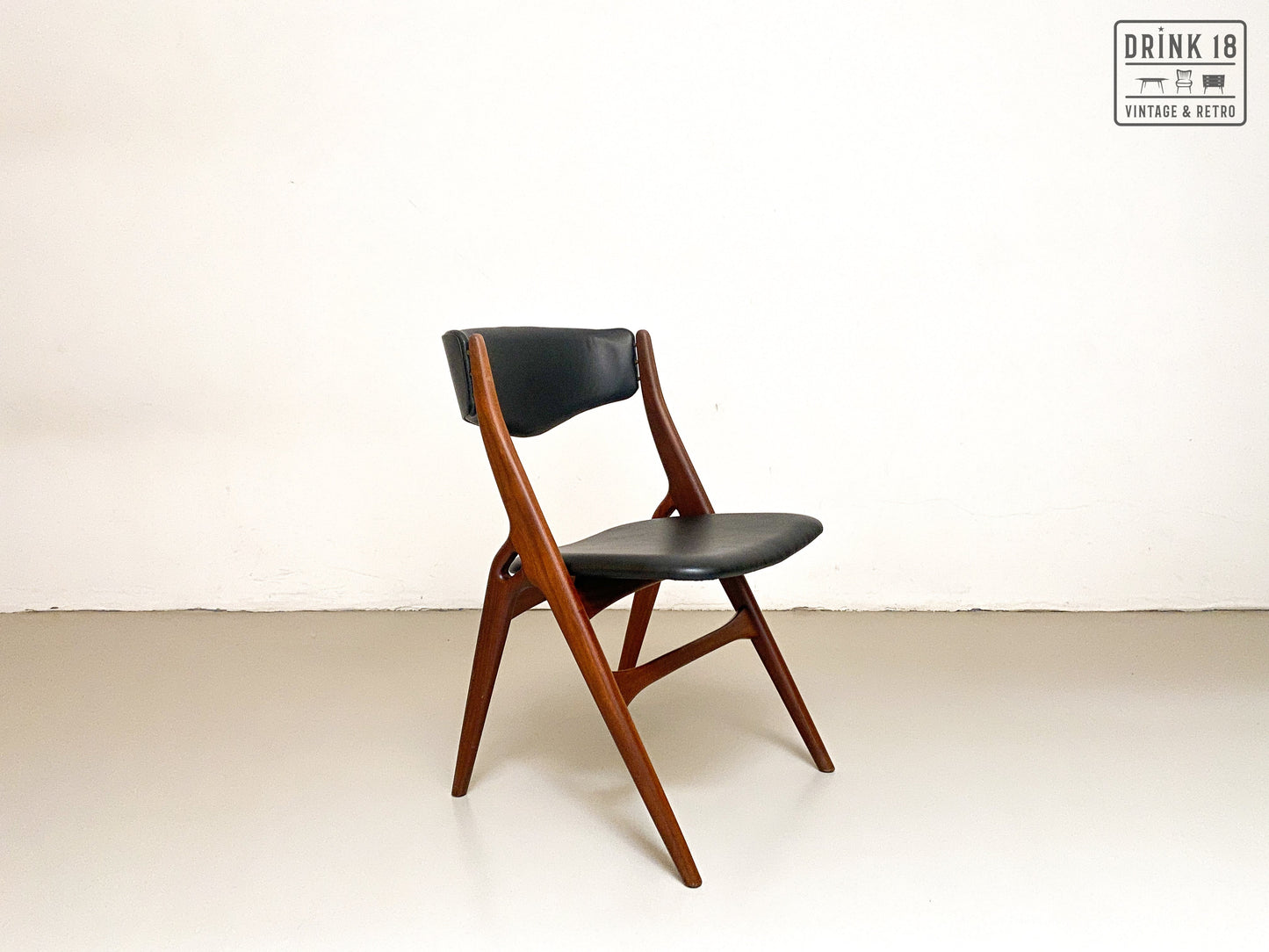 Vier vintage Aska stoelen - Louis van Teeffelen