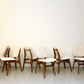Zes vintage eetkamerstoelen - Louis van Teeffelen