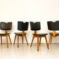 Vintage - Zes Eetkamerstoelen