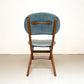 Vier vintage eetkamerstoelen (Eden) - Louis van Teeffelen
