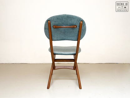 Vier vintage eetkamerstoelen (Eden) - Louis van Teeffelen