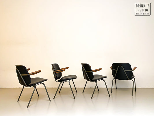 Set van vier stoelen - Kho Liang voor Car Katwijk