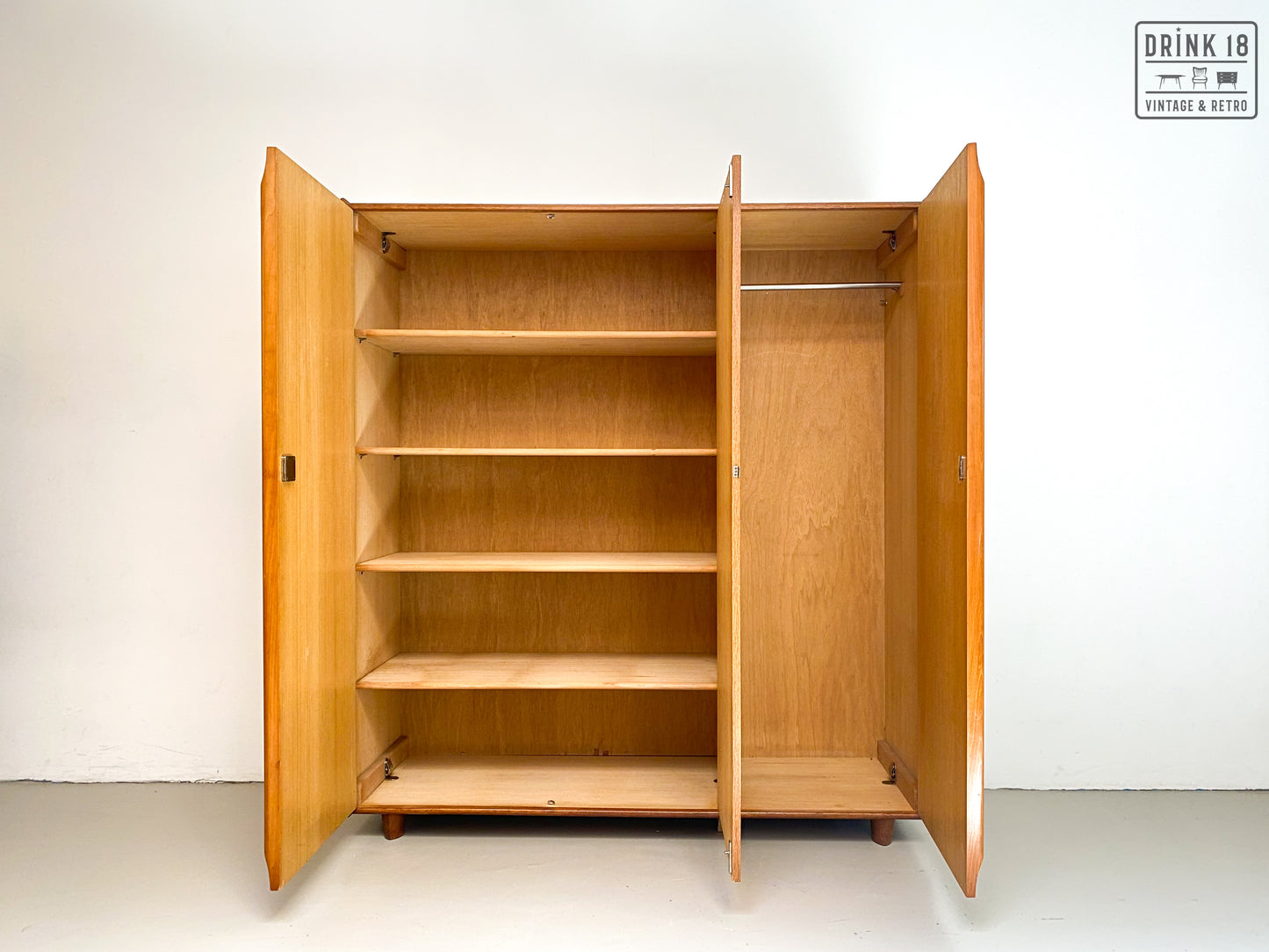 Vintage Kleerkast Eikenserie - Pastoe