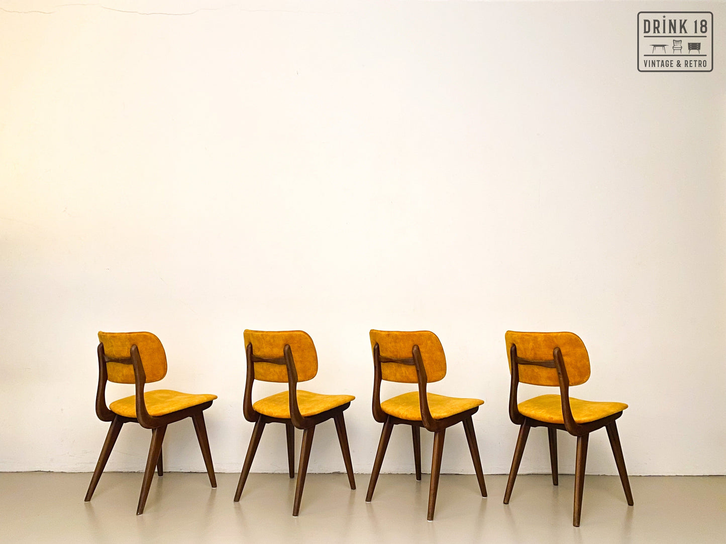 Vintage eetkamerstoelen (Sun) - Louis van Teeffelen